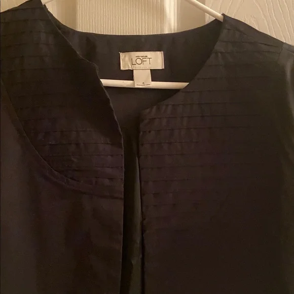 LOFT Elegant Black Cropped Jacket - Picture 3 of 11